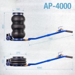 Pneumatinis domkratas 4T AP4000