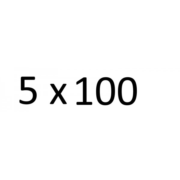 5x100