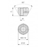 Rato veržlė M14x1,5 Adapteriams